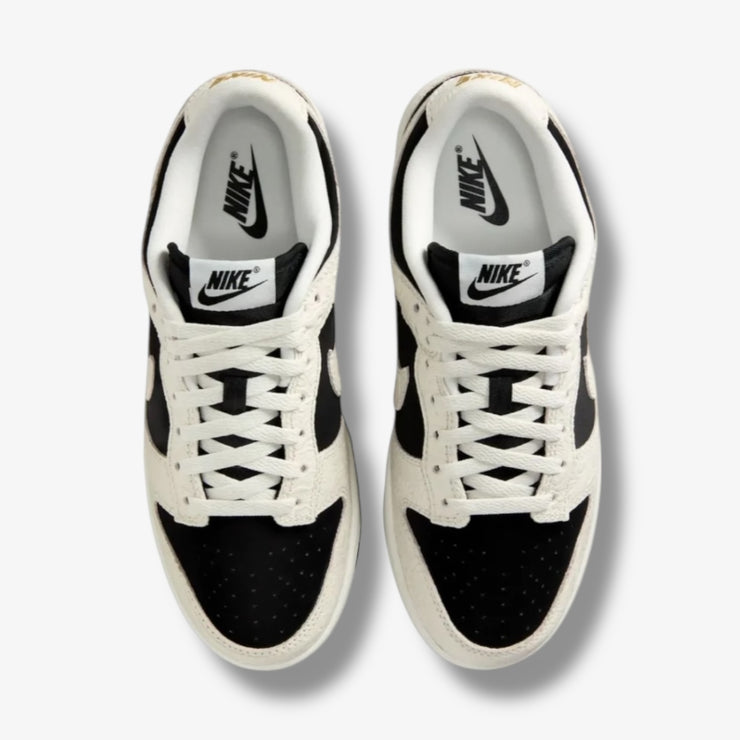 Women's Nike Dunk Low Black Sail Metallic Gold IF3944-001