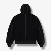 Alpha Industries Sherpa onion quilting flight jacket Black
