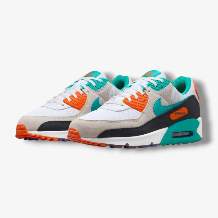 Nike Air Max 90 Dolphins RIV White Turbo Green Pitch Blue II7590-100