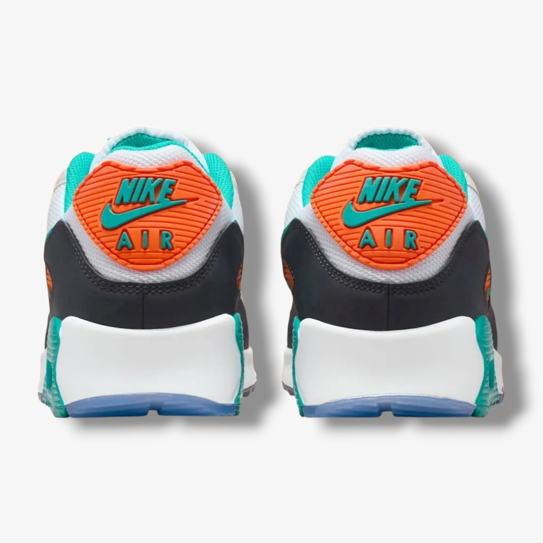 Nike Air Max 90 Dolphins RIV White Turbo Green Pitch Blue II7590