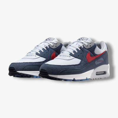 Nike New England Patriots Air Max 90 WHITE UNIVERSITY RED-COLLEGE NAVY II7591-100