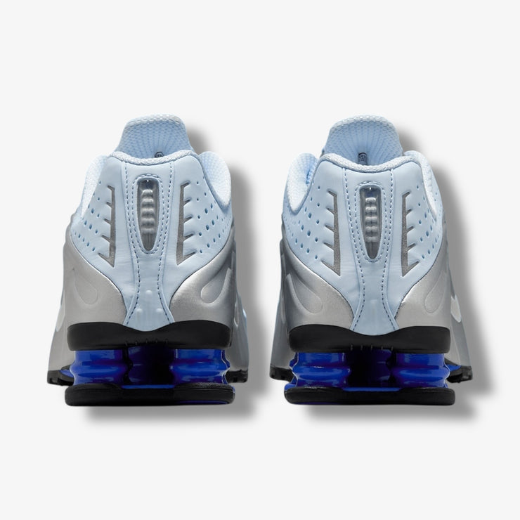 Nike Womens Shox R4 Blue Tint Metallic Silver AR3565-402 – Sneaker