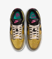 Women's Nike Dunk Low Premium Black Khaki Metallic Gold FQ8148-010
