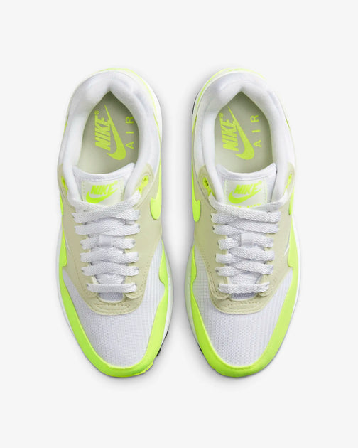 Women's Nike Air Max 1 White Volt Sea Glass Black DZ2628-100 – Sneaker ...