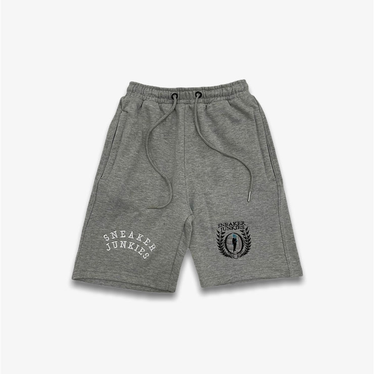 Sneaker Junkies Double Logo sweat shorts Grey