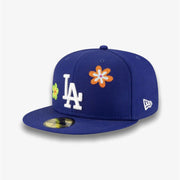 New Era Los Angeles Dodgers Fitted Flowers Pink Brim