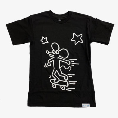 Diamond X Keith Haring skating tee black