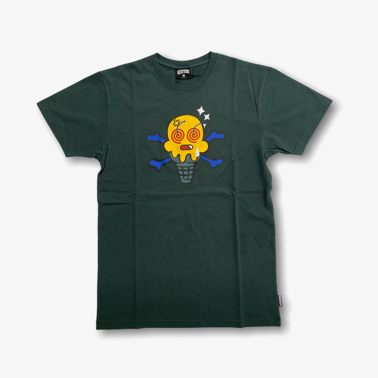 Ice Cream Wasted SS Tee Jungle Green