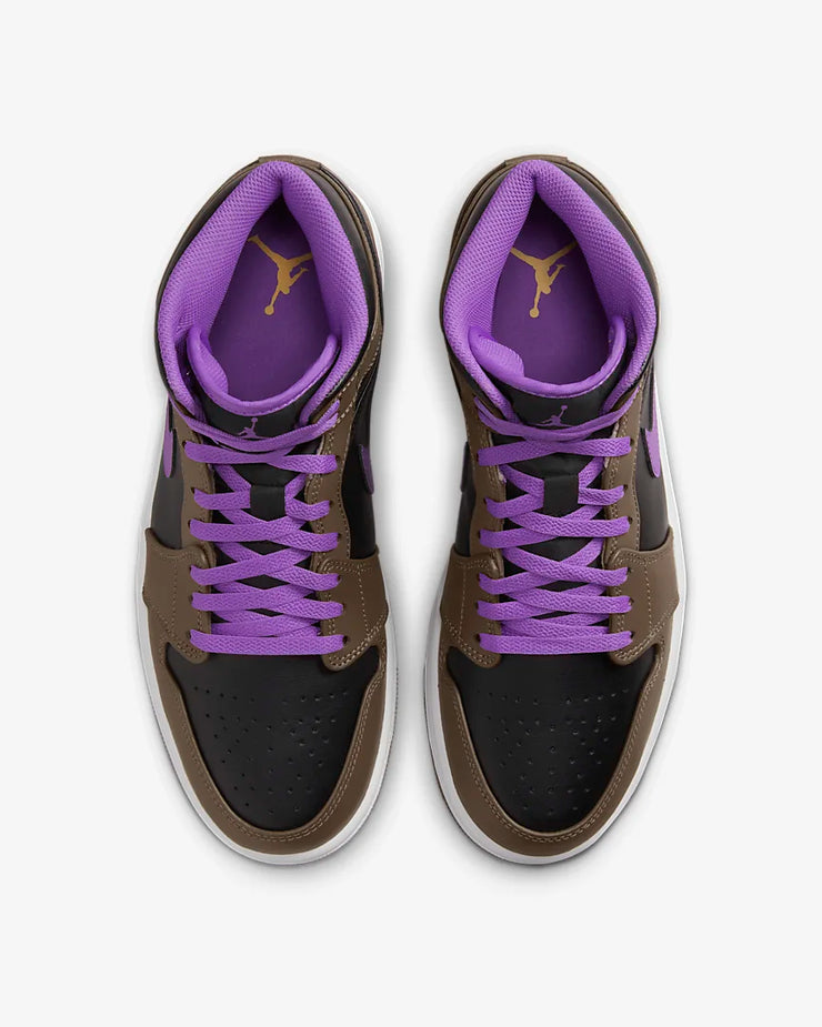 AIR JORDAN MID PALOMINO/WHITE-WILD BERRY Palomino White DQ8426