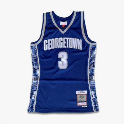 Mitchell & Ness NCAA Swingman Jersey Georgetown 1995-96 Allen Iverson Blue