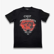Cult of Individuality Blood Moon Short Sleeve Crewneck T-shirt Black
