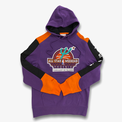 Mitchell & Ness All Star NBA Fusion Fleece Hoodie Purple
