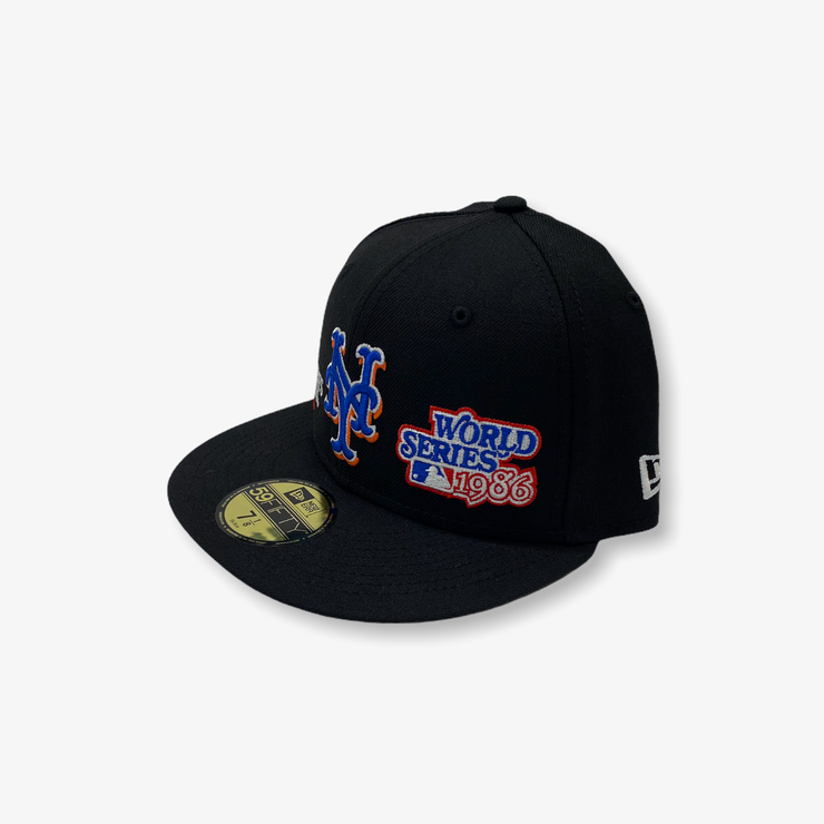 New Era NY Mets Fitted World Series Champs 1986 black