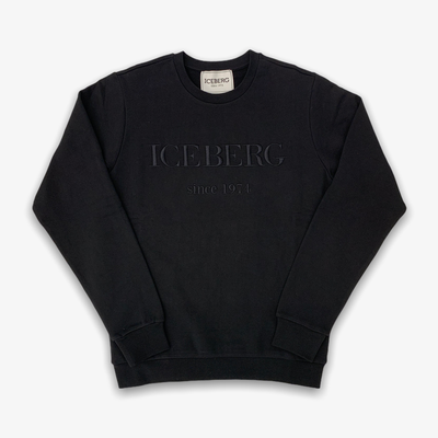 Iceberg 5C Felpa Creckneck Sweater Black