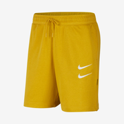Nike Sportswear Swoosh French Terry Shorts Saffron Quartz White CJ4882-393