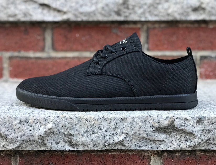 Clae Ellington Textile Black Waxed canvas Black CLA01275 – Sneaker Junkies