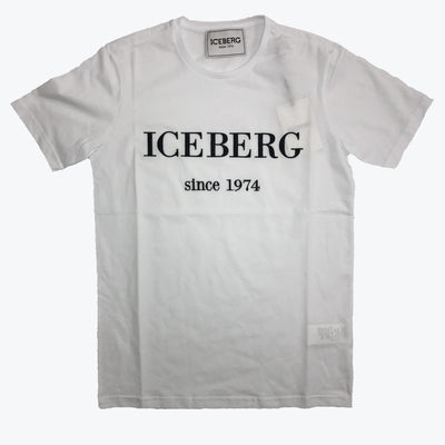 Iceberg 5D Jersey T-Shirt White Black