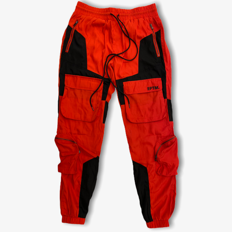 EPTM Cargo Pants Black Red