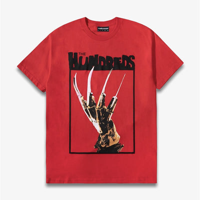 The Hundreds x A Nightmare on Elm Street Kruger Hand T-shirt Red