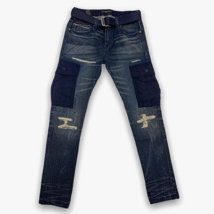 Cult of Individuality Rocker Denim Cargo Belted SYNC