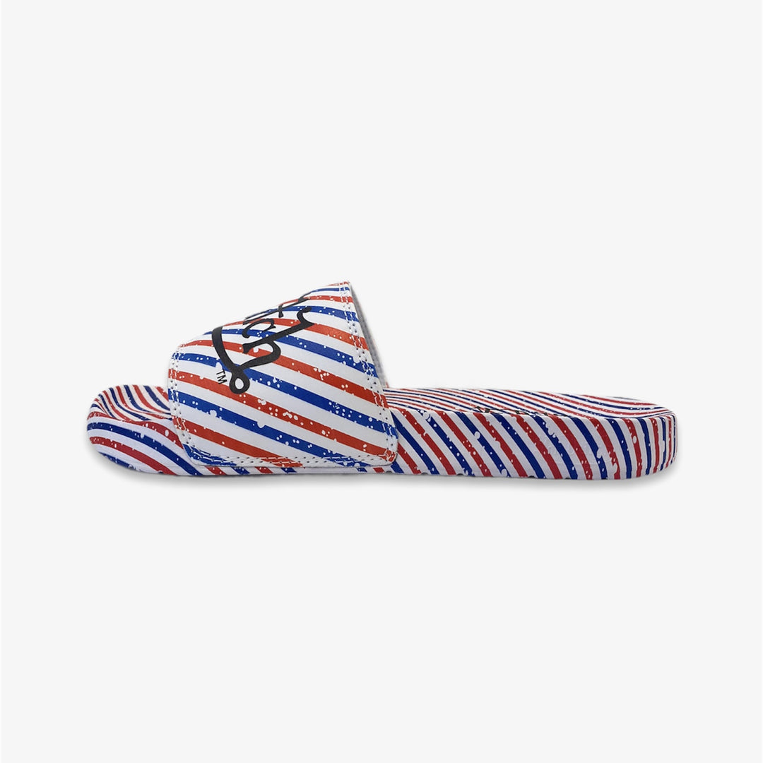 Von Dutch Barbershop Stripe Slides – Sneaker Junkies display picture 2