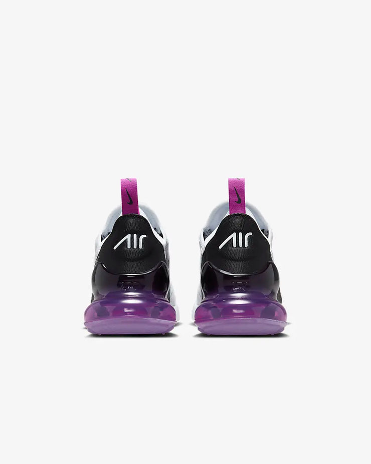 Women's Nike Air Max 270 White Black Fuchsia Dream AH6789-113 Women's Nike Air Max 270 White Black Fuchsia Dream AH6789-113