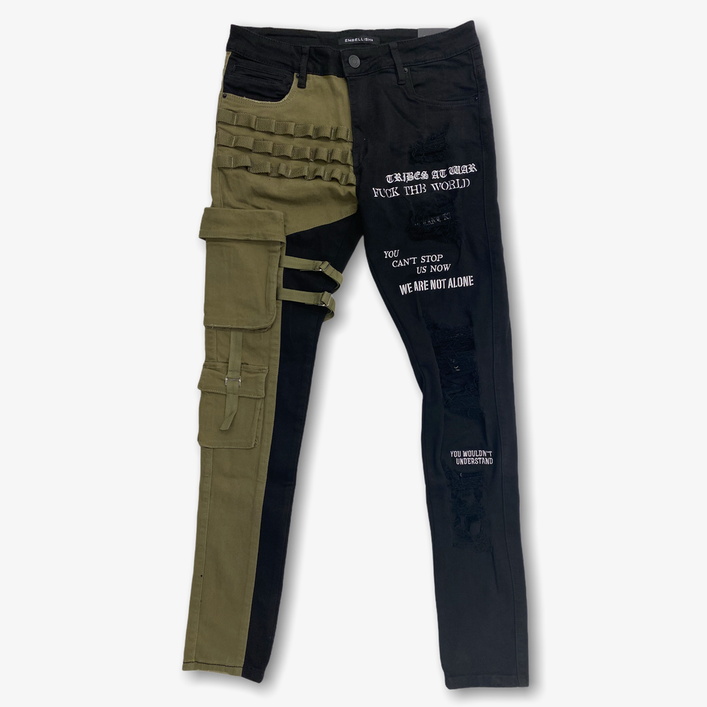 Embellish online cargo pants