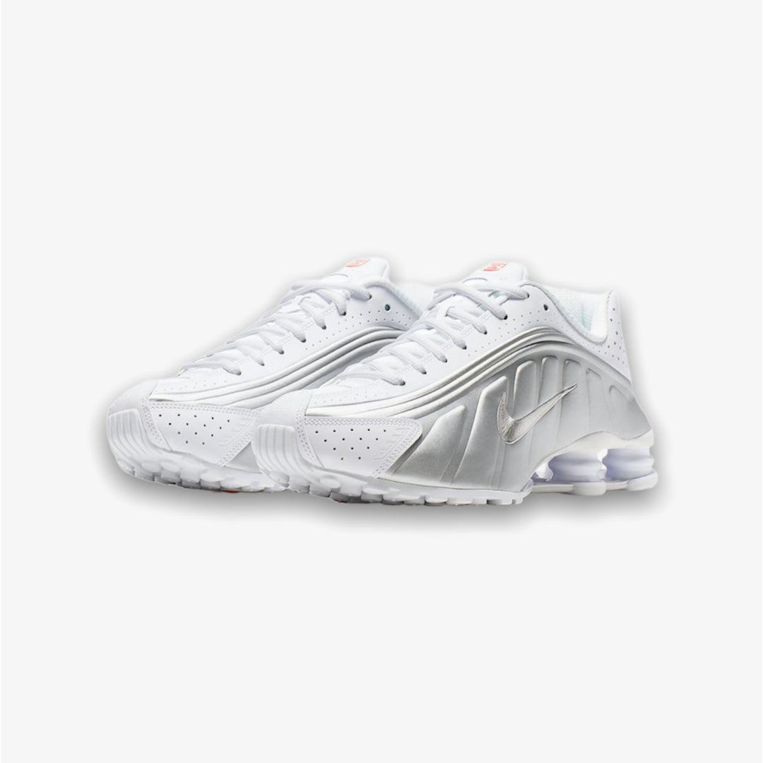 Nike Shox R4 White Metallic Silver 104265-131 – Sneaker Junkies
