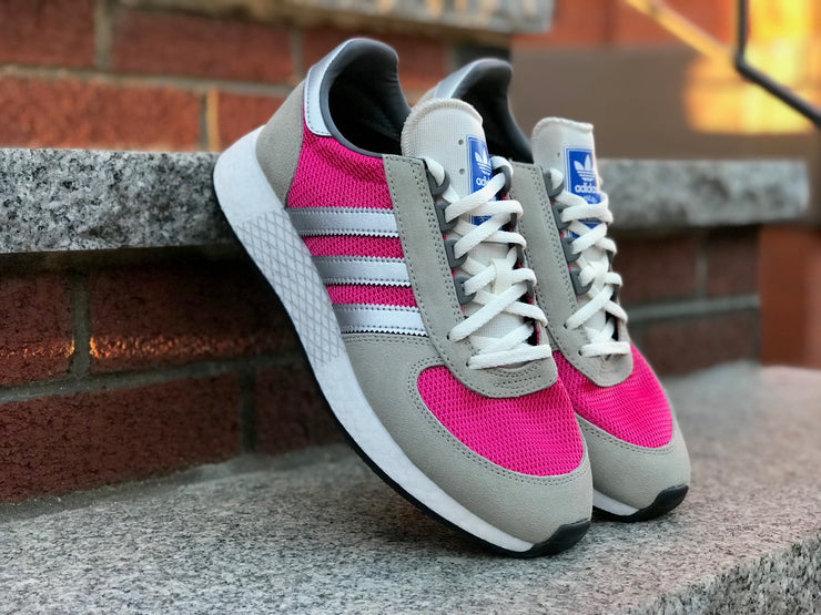 Adidas Marathon Tech Grey Silver Metallic Magenta G27417 – Sneaker Junkies