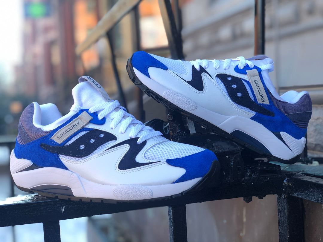 Saucony Grid 9000 white blue S70439-1 – Sneaker Junkies