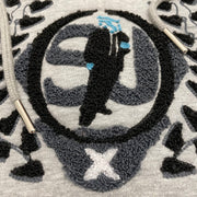 Sneaker Junkies Chenille Full Logo hoodie Grey