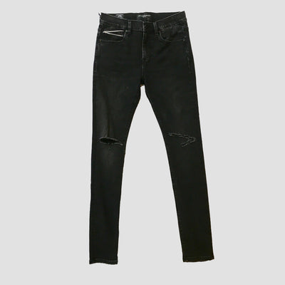 Cult of Individuality Punk Super Skinny Premium Stretch Jeans Vintage Black