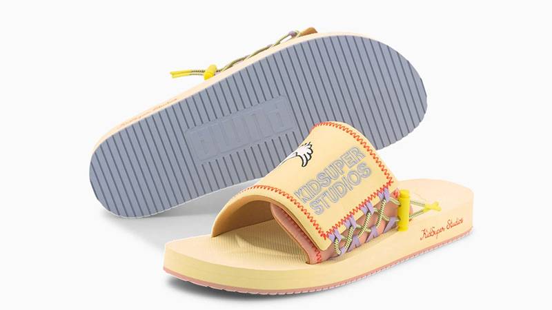 Puma x KidSuper Studios Wilo Mellow Yellow Peach Beige  display picture 2