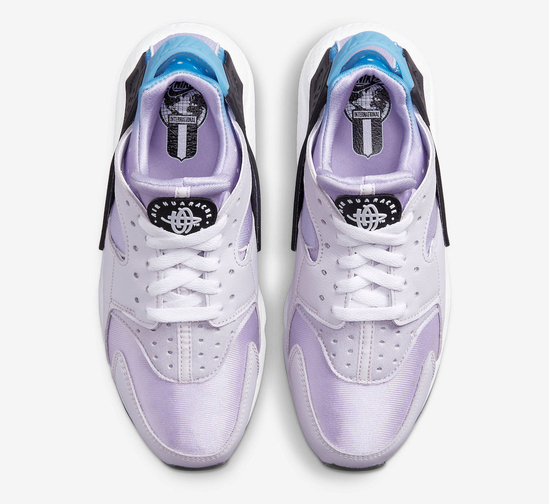 紫原　247 Women's Nike Air Huarache Lilac Black Barely Grape DZ5207-500