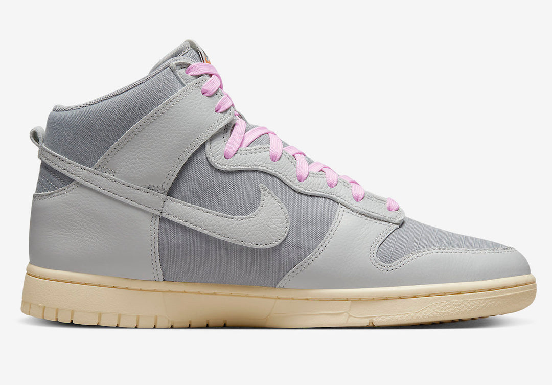 NIKE DUNK HIGH RETRO PREMIUM LT SMOKE GREY/GREY FOG-SAIL-PINK FOAM