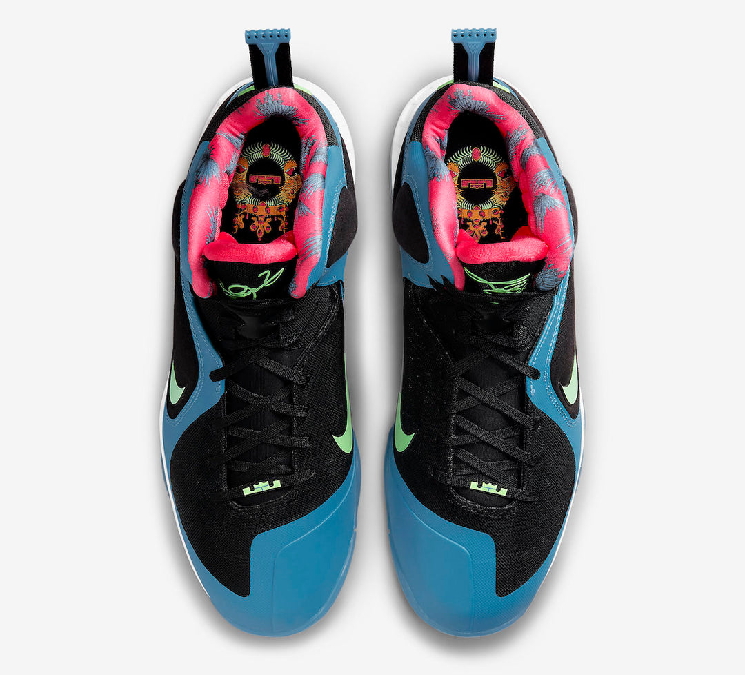 Nike LeBron IX Black Lime Glow Dutch Blue DO5838-001 – Sneaker Junkies