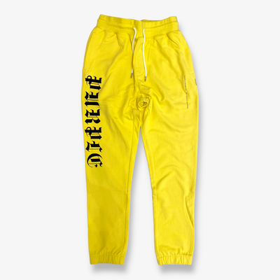 Purple Brand French Terry Sweatpant Gothic Wordmark Limelight L