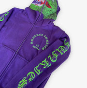 Sneaker Junkies 15 Year T-Rex Full Zip Up Purple