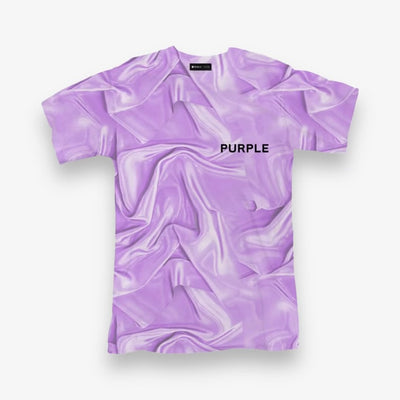 Purple Brand Textured Jersey Inside Out Tee Lavender