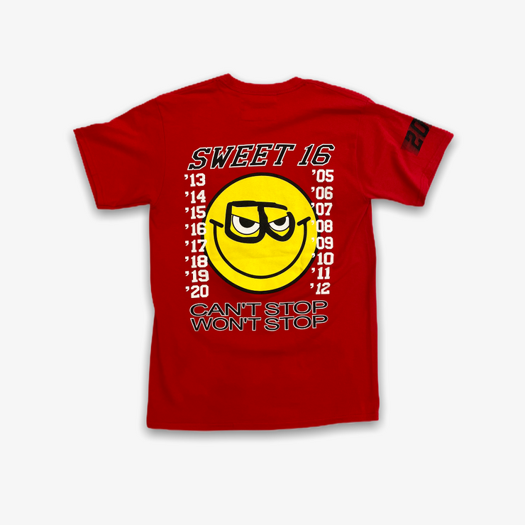 B Wood Party Boy Tee Red