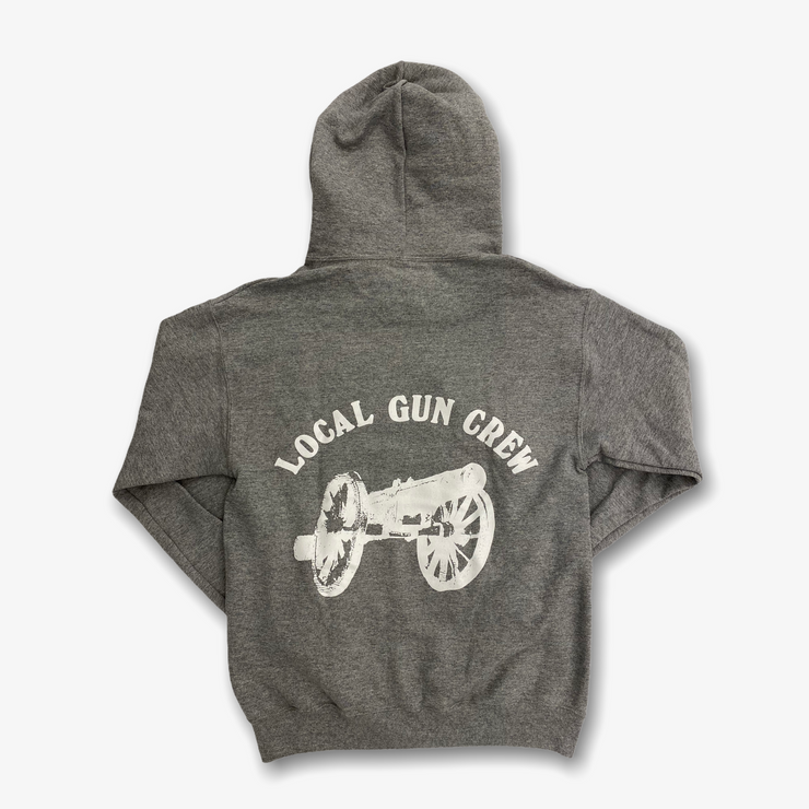 Bleach Goods Gun Crew Hoodie Grey
