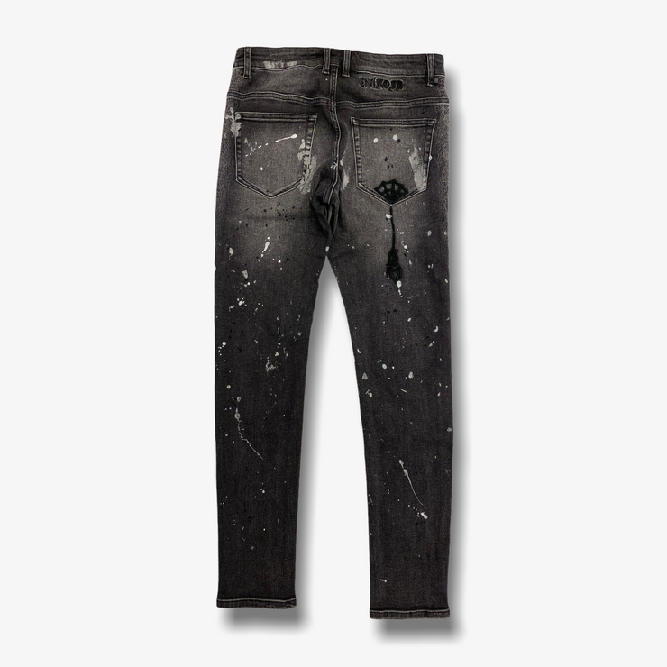 En Nior Cash Washed Black Denim