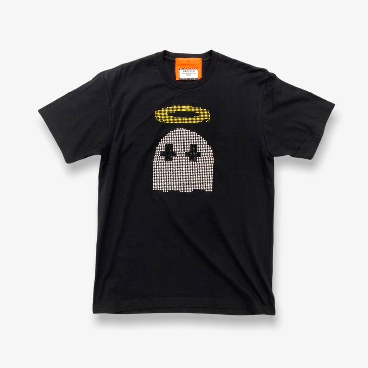 B Wood Ghost Stoned T-shirt Black