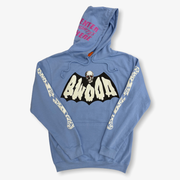 Bwood Bat Sky Blue Hoodie