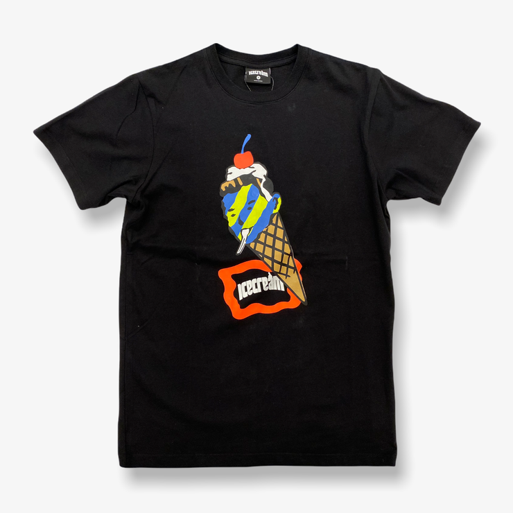 Ice Cream Cone Man SS Tee Black