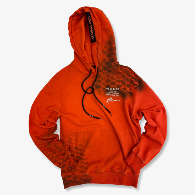 Mauna-kea Carp Hoodie Orange Tie Dye USM622_TF26