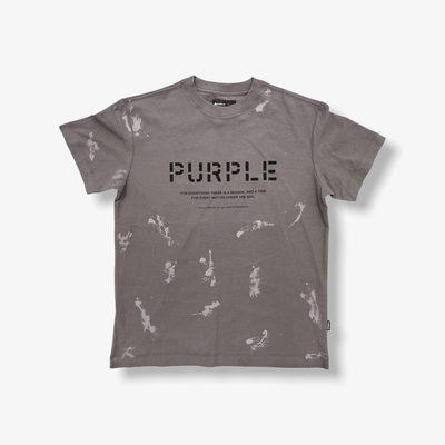 Purple Brand Jersey Charcoal Birds W/ Paint