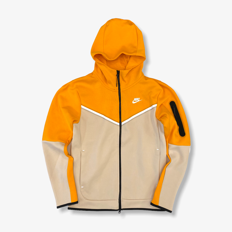Nike Sportswear Tech Fleece Zip Up Hoodie Kumquat Cream CU4489-886