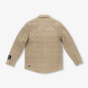 Ksubi South Quilted Long Sleeve Shirt Cream