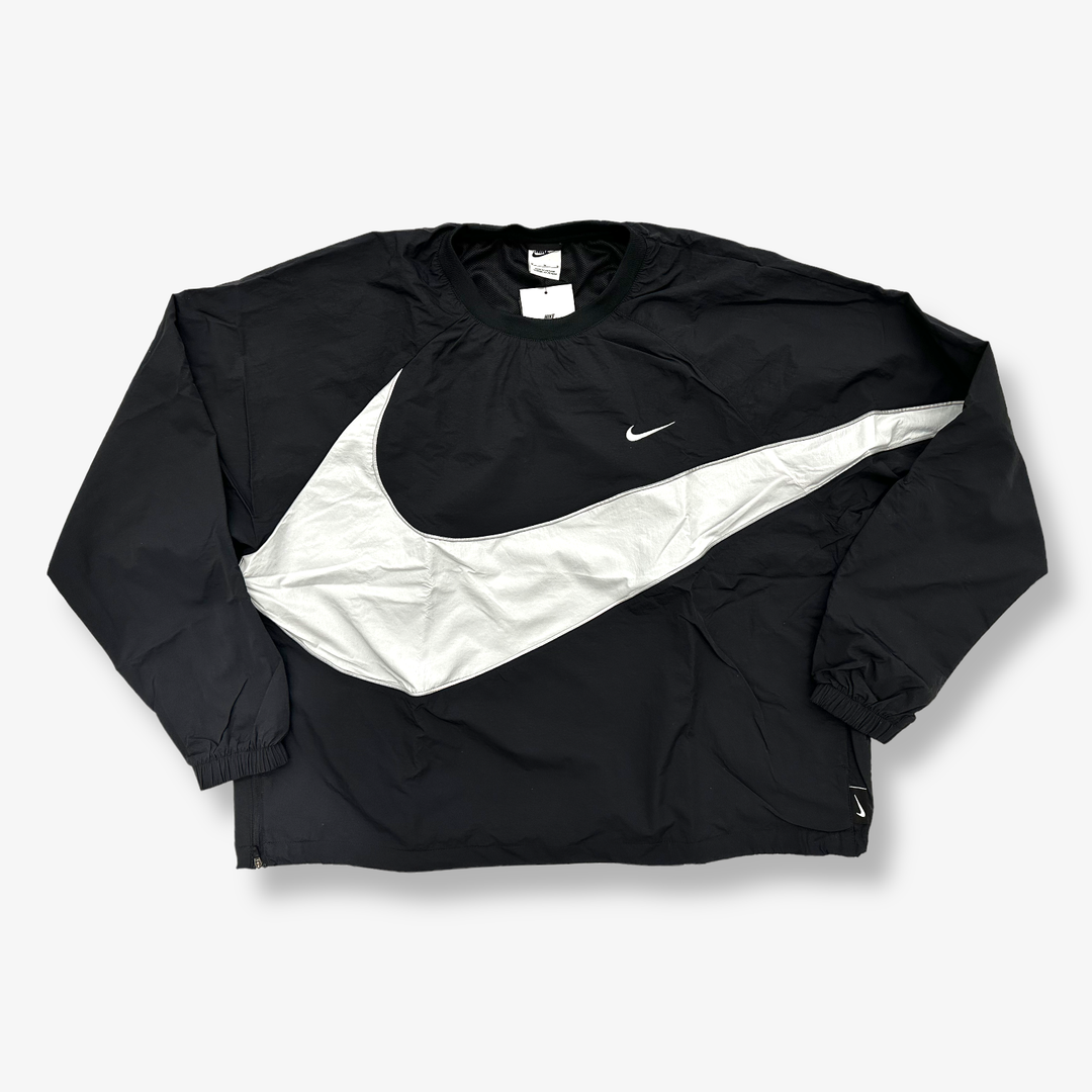Nike Sportswear Windbreaker Oversized Jumper Black White DX0660